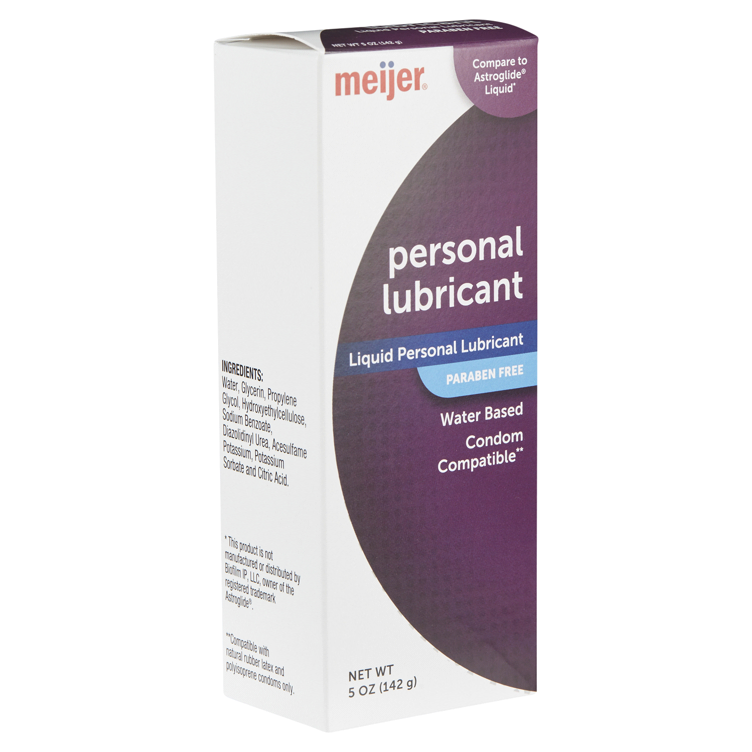 slide 4 of 5, Meijer Personal Liquid Lubricant, 5 oz