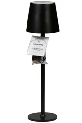 Havenstay Recharge Led Table Lamp, 14.57 In, Black