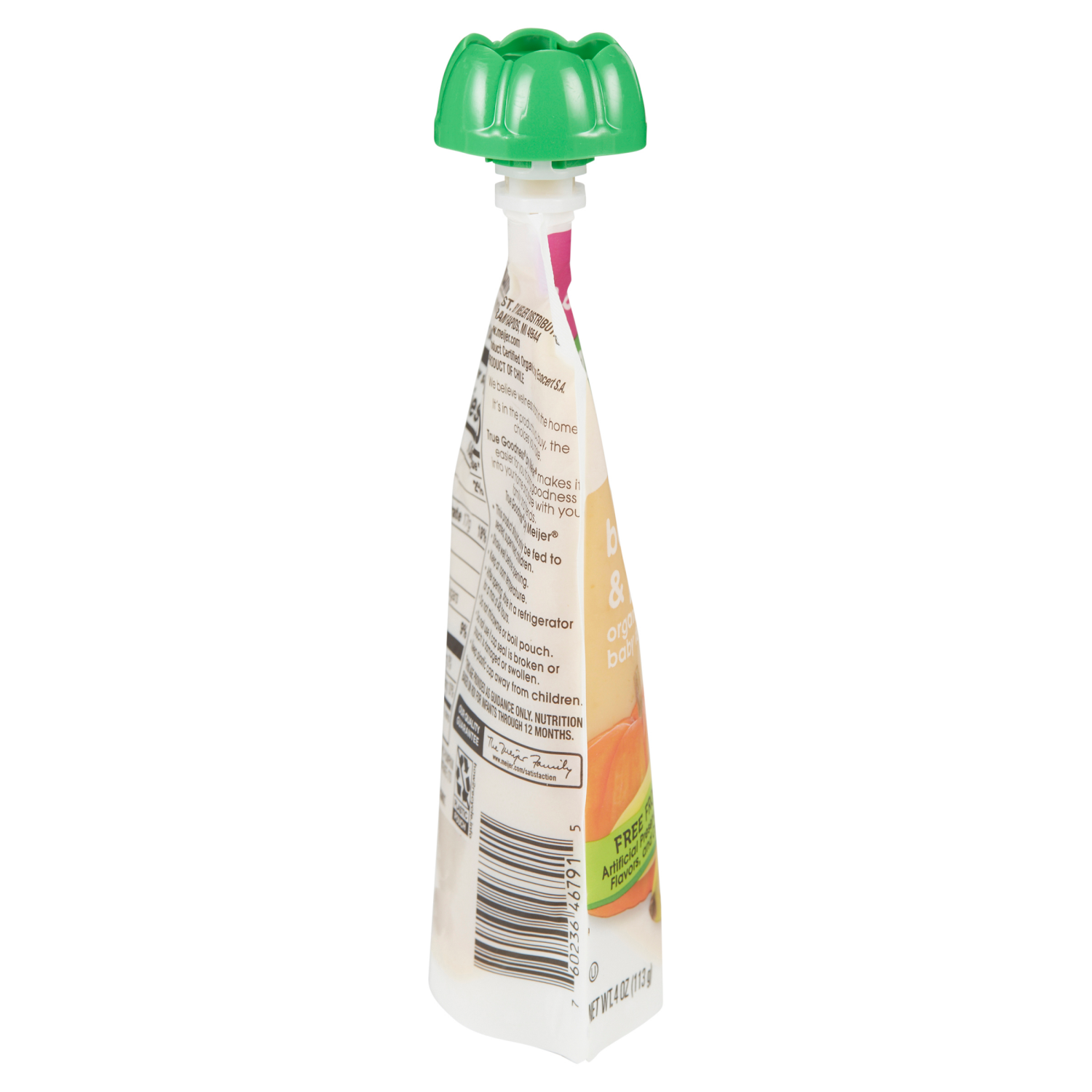 slide 4 of 8, Tg Org Pumpkin Banana Pouch, 4 oz