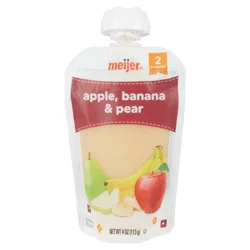 MEIJER APPLE BANANA PEAR POUCH