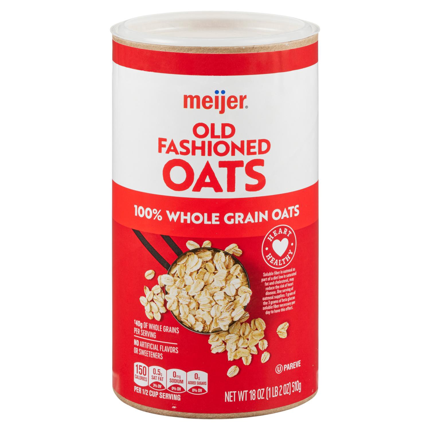 slide 1 of 4, Old Fashioned Oats, 18 Oz, 18 oz