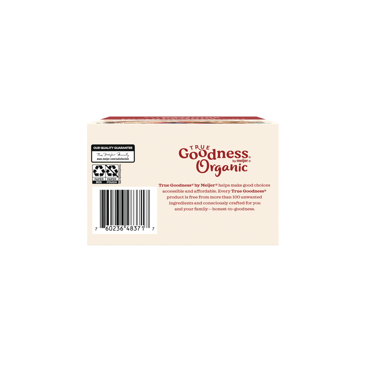 slide 3 of 6, True Goodness Organic Original Instant Oatmeal, 8 ct