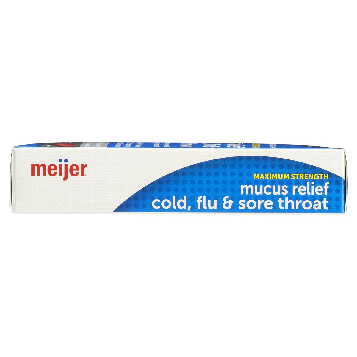 slide 18 of 29, Meijer Mucus Relief Cold, Flu & Sore Throat, 20 Caplets, 20 ct