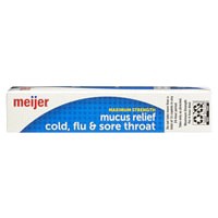 slide 8 of 29, Meijer Mucus Relief Cold, Flu & Sore Throat, 20 Caplets, 20 ct