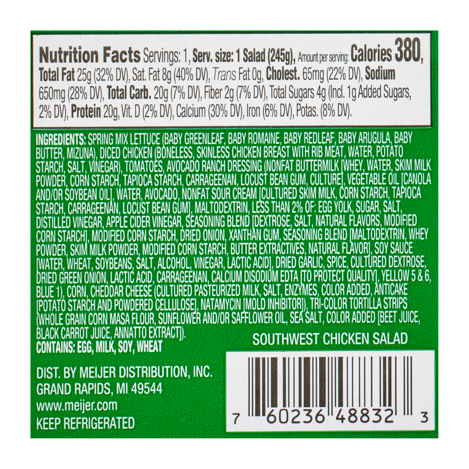 slide 2 of 3, Fresh from Meijer Southwest Chicken Salad, 8.8 oz, 8.8 oz