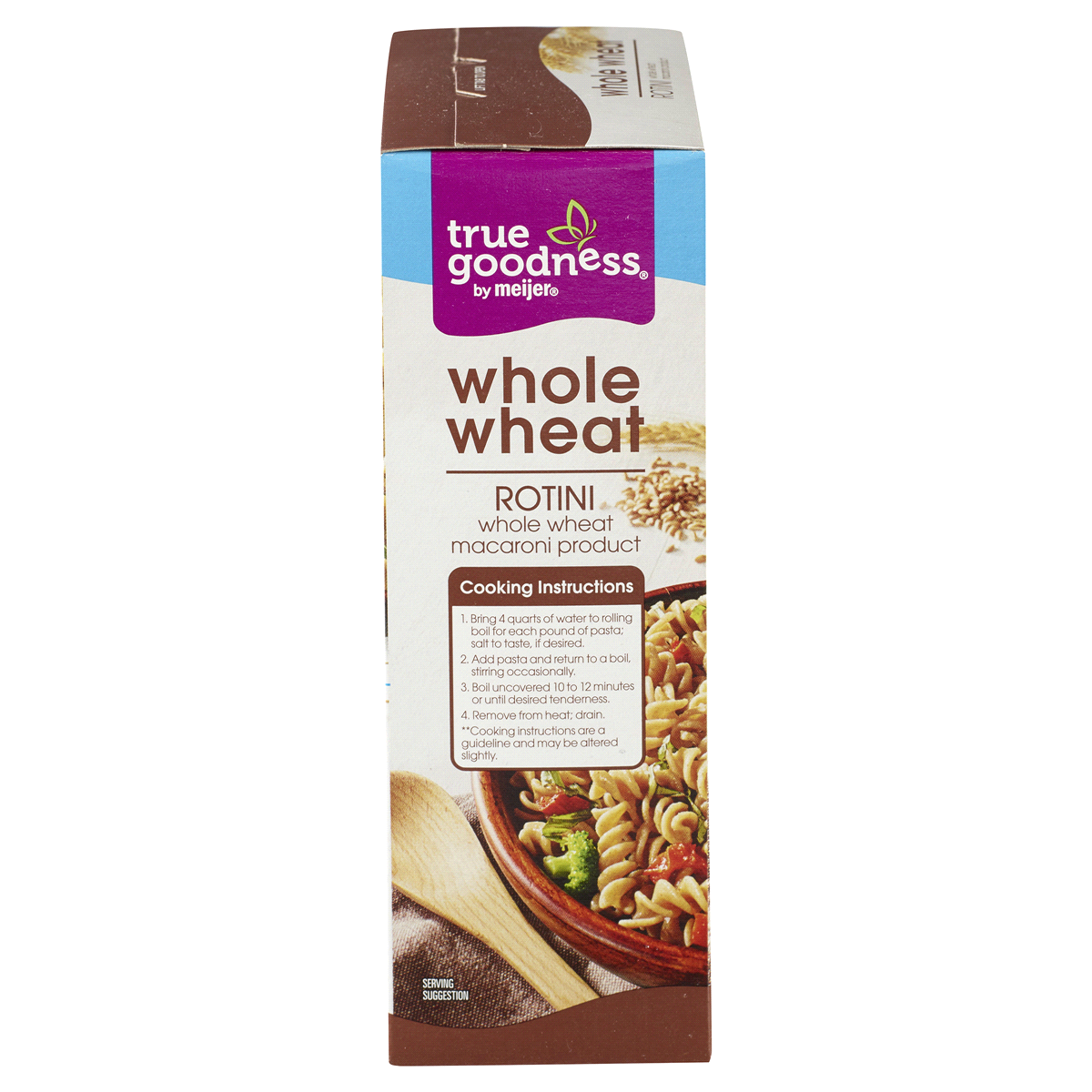 slide 2 of 4, True Goodness Organic Whole Wheat Rotini Pasta, 12 oz