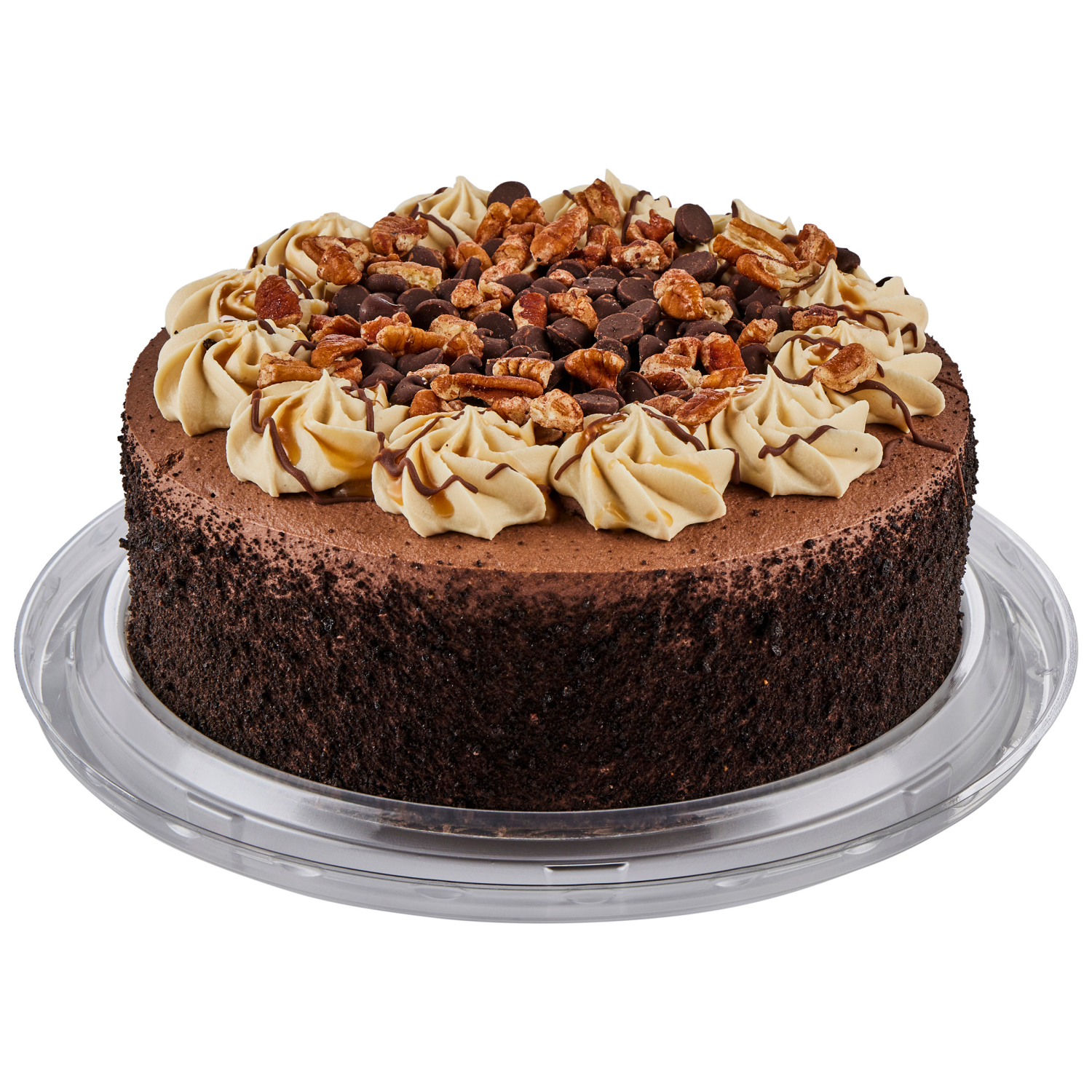 slide 1 of 3, Fresh from Meijer 8" Double layer Turtle Cake, 31.5 oz., 31.5 oz