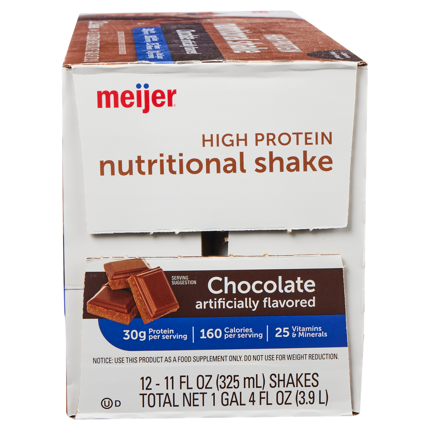 slide 2 of 3, Meijer High Performance Protein Shake - Chocolate, 12 ct; 11 oz