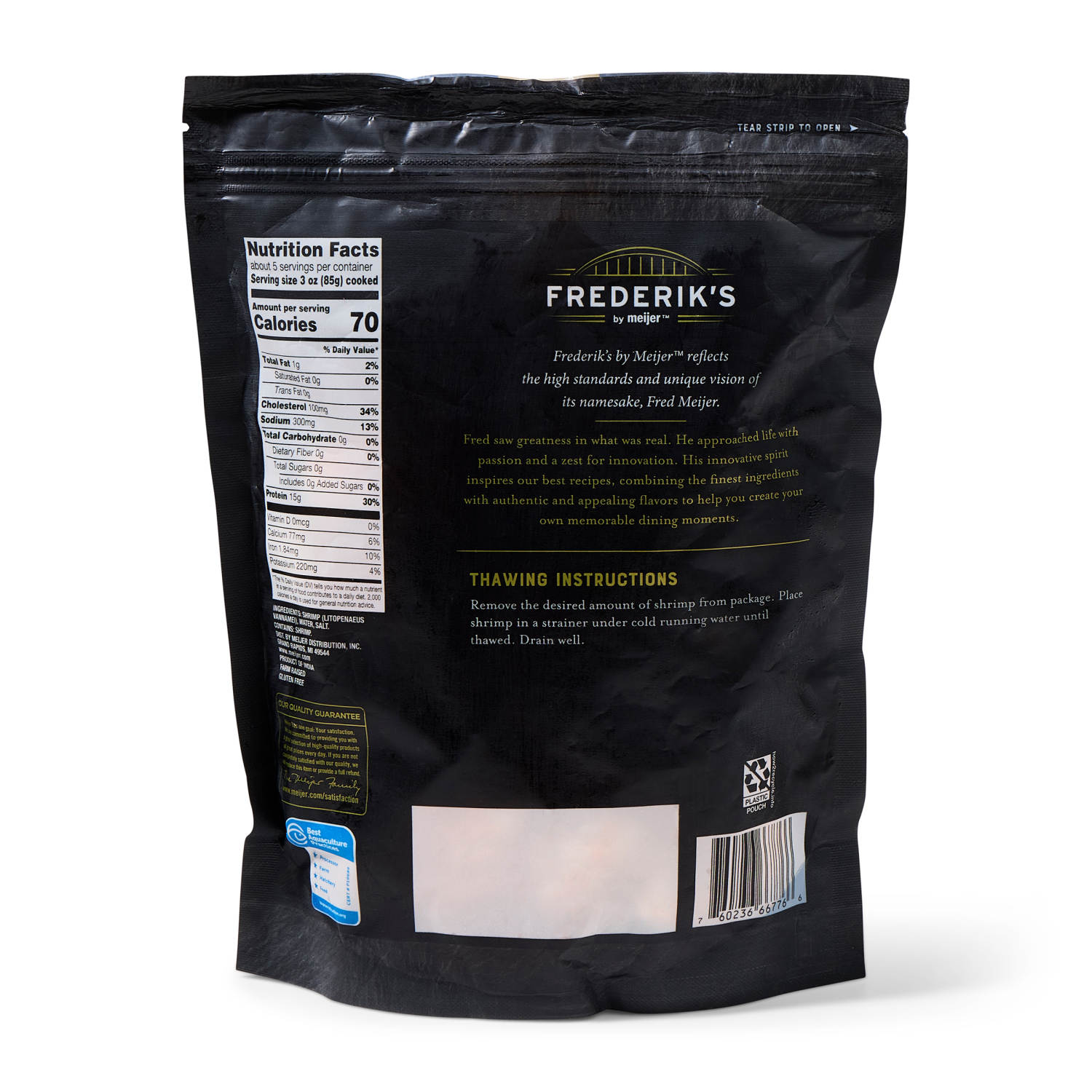 slide 2 of 3, Frederiks by Meijer 26/30 Cooked Shrimp, 16 oz, 16 oz