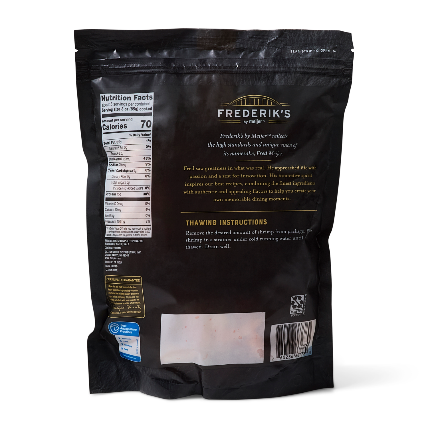 slide 2 of 3, Frederik's by Meijer 50/60 Cooked Shrimp, 16 oz, 16 oz