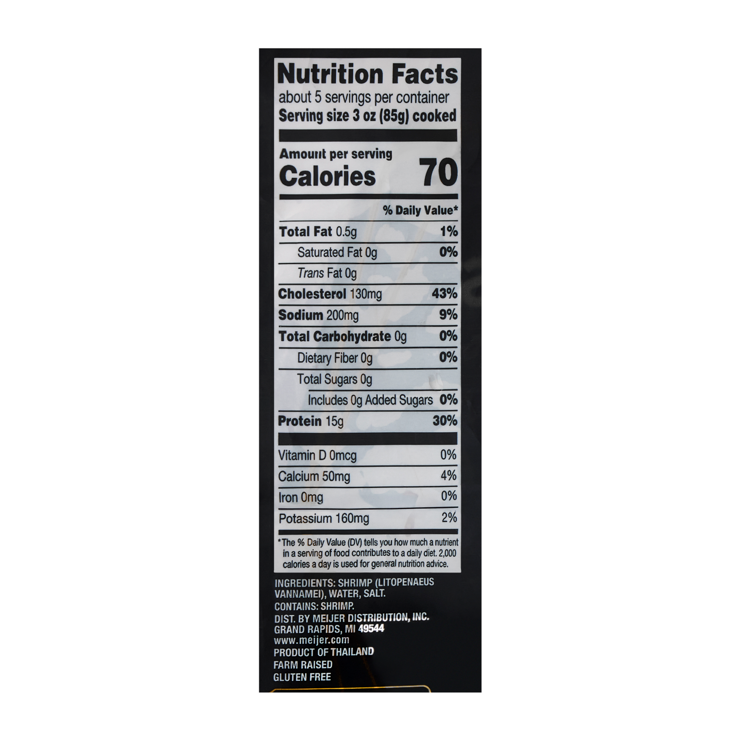 slide 3 of 3, Frederiks by Meijer 100/200 Cooked Salad Shrimp, 8 oz, 8 oz