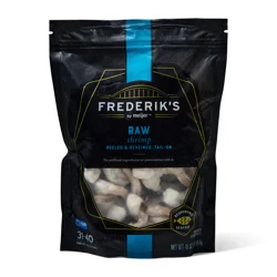 FREDERIKS BY MEIJER Frederik's By Meijer, Raw Shrimp, Peeled & Deveined, Tail-On, 31-40 Per Lb, 16oz