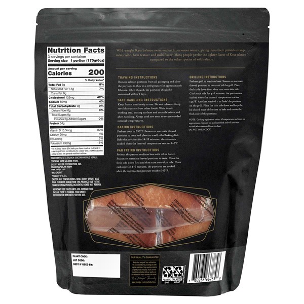 slide 2 of 5, Frederik's by Meijer USA Wild Caught Keta Salmon Portions, 18 oz, 18 oz