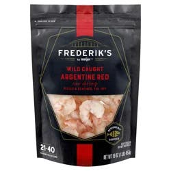 FREDERIKS BY MEIJER Meijer Patagonian Red Peeled & Deveined Shrimp 21/40 Frozen 16 oz