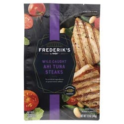 FREDERIKS BY MEIJER Frederik's by Meijer Wild Caught Ahi Tuna Steaks, 12 oz