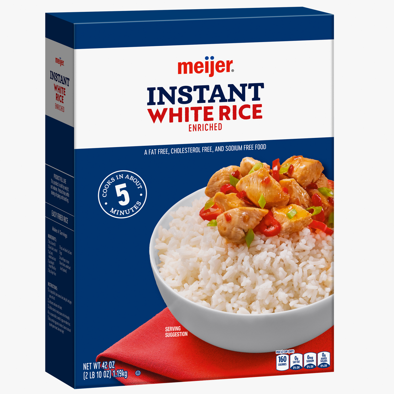 slide 4 of 5, Meijer Instant Long Grain White Rice, 42 oz