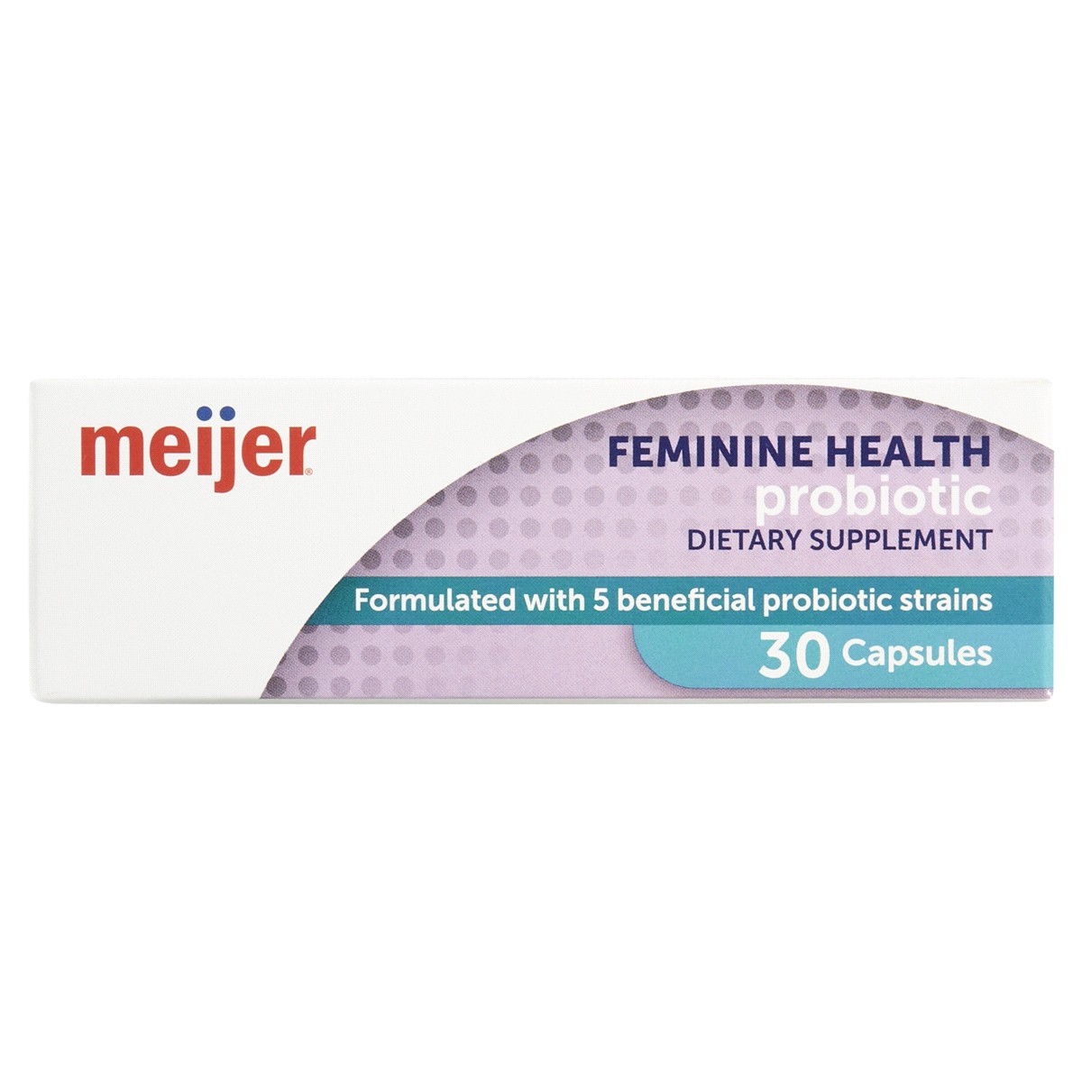 slide 5 of 5, Meijer Feminine Health Probiotic Supplement Capsules, 30 ct