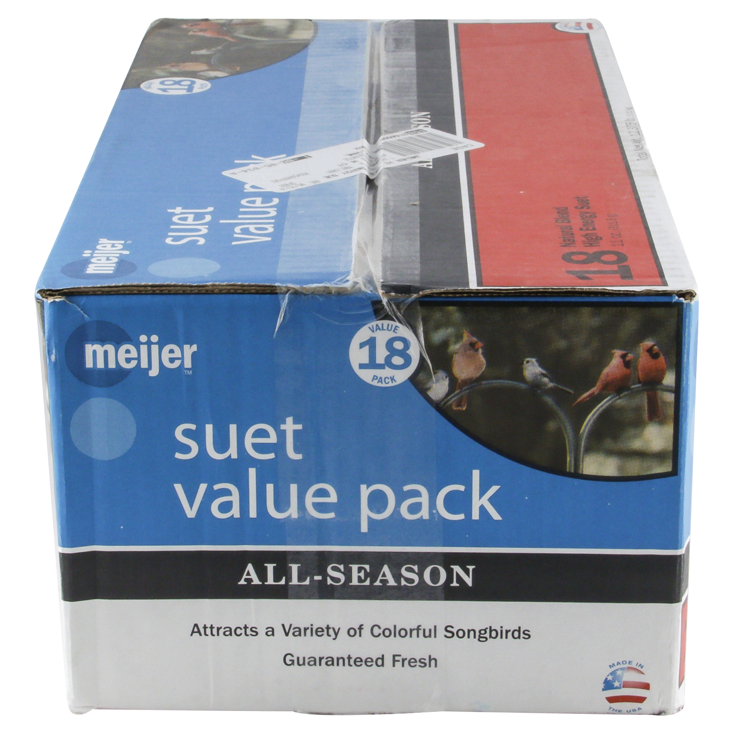 slide 2 of 4, Meijer Natural Blend All Season Wild Bird Suet, Value Pack, 18 ct