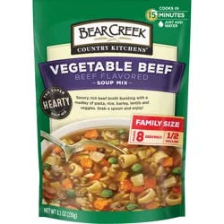 Bear Creek Country Kitchens Vegetable Beef Soup Mix Family Size