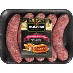 Carando Sausage Bratwurst Original - 19 Oz