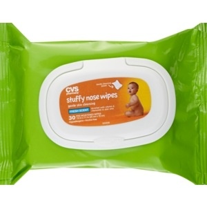 slide 1 of 1, Cvs Health Stuffy Nose Wipes Gentle Skin Cleansing, Fresh Scent, 30 ct