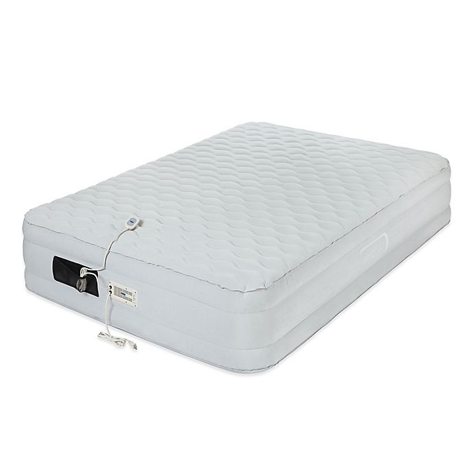 slide 4 of 5, Aerobed Luxury Pillow Top Queen Air Mattress - White, 16 in