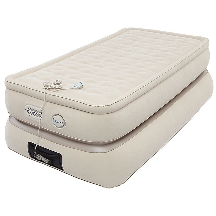 slide 1 of 2, Aerobed Pillowtop Twin Air Mattress with USB Charger, 24 in