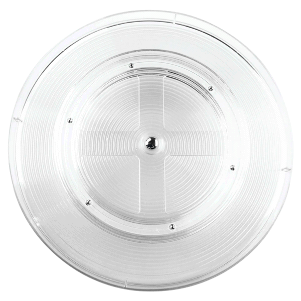 slide 4 of 17, InterDesign Linus Lazy Susan Turntable - Clear (Medium), 11 in