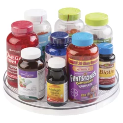 InterDesign Linus Lazy Susan Turntable - Clear (Medium)