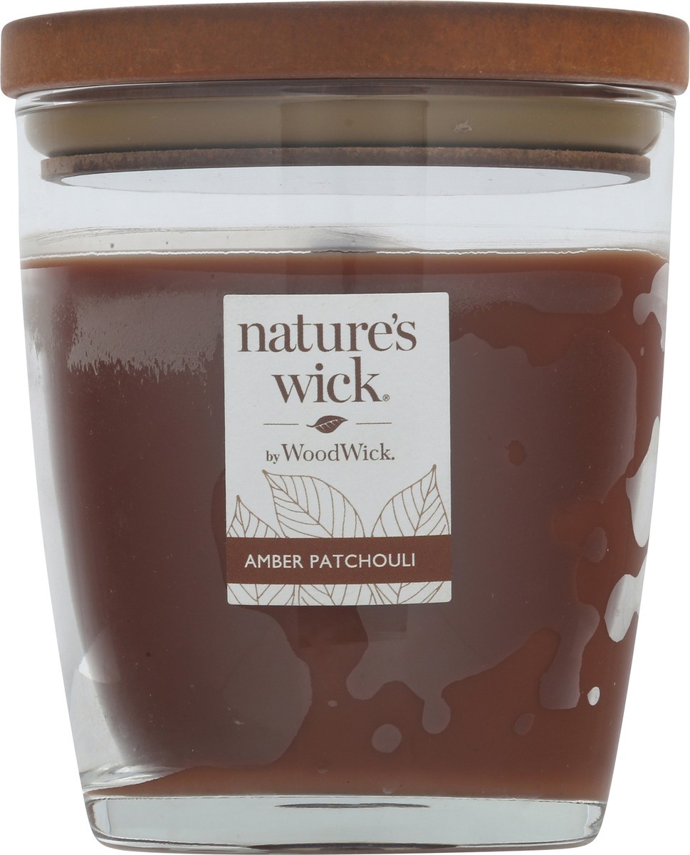 slide 7 of 11, Nature's Wick Amber Patchouli Candle 1 ea, 10 oz