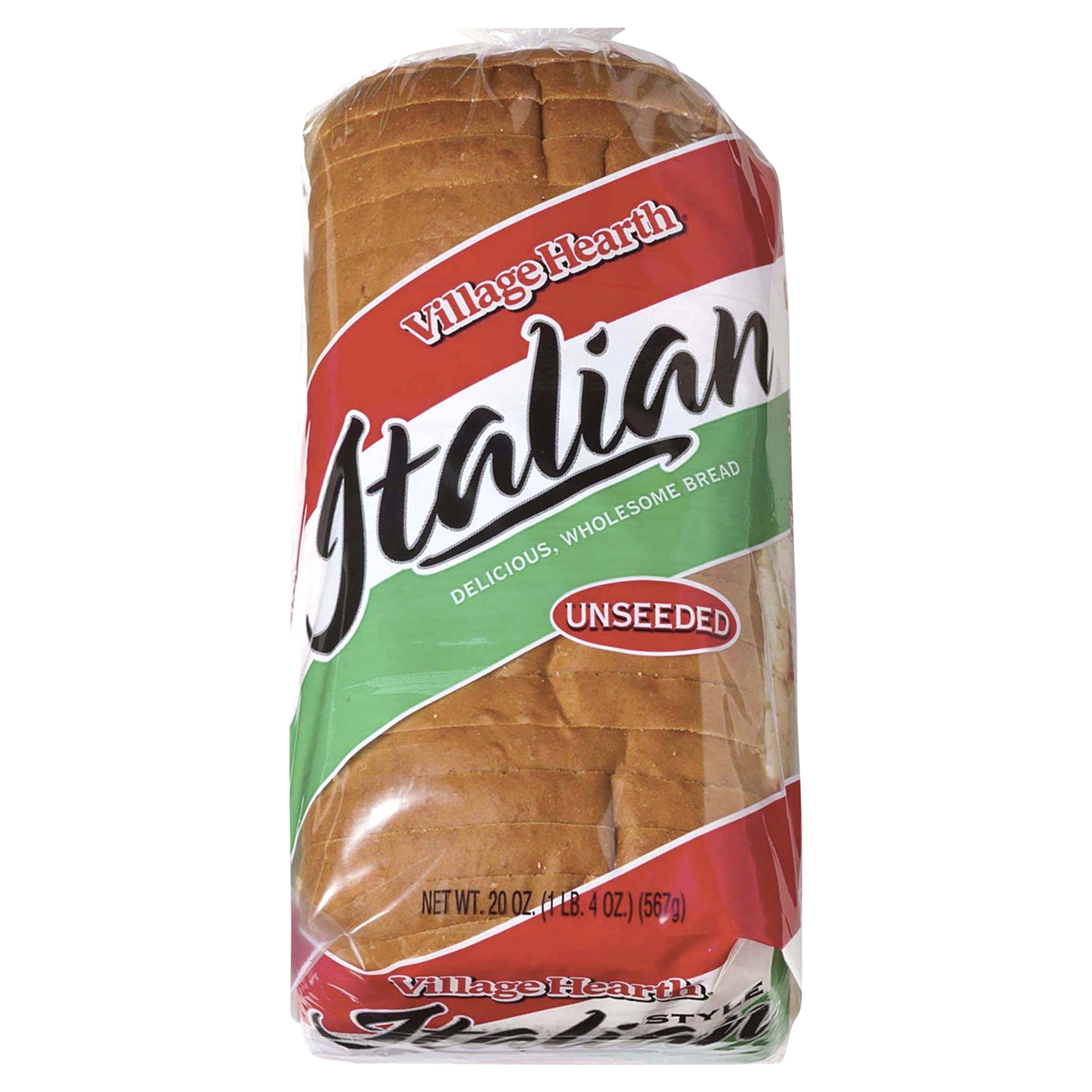 slide 1 of 2, Village Hearth Unseeded Italian Bread 20 oz, 20 oz