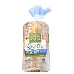 Artisan Hearth Rustic Sliced Thick White Bread 22 oz