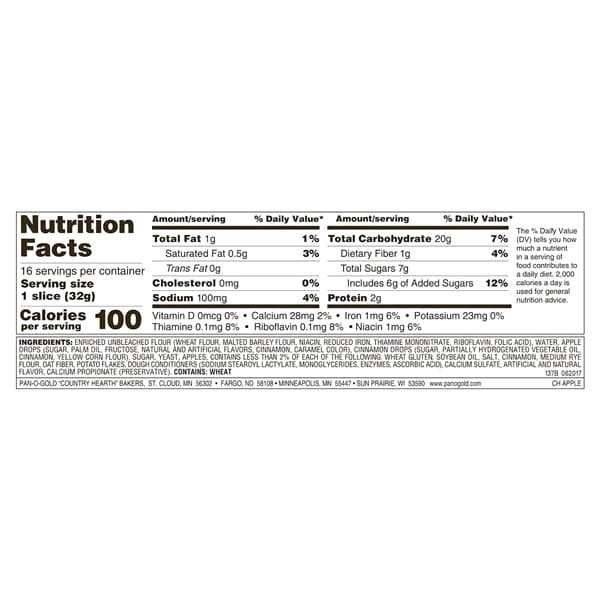 slide 5 of 5, Village Hearth Apple Cinnamon Bread 18 oz, 18 oz