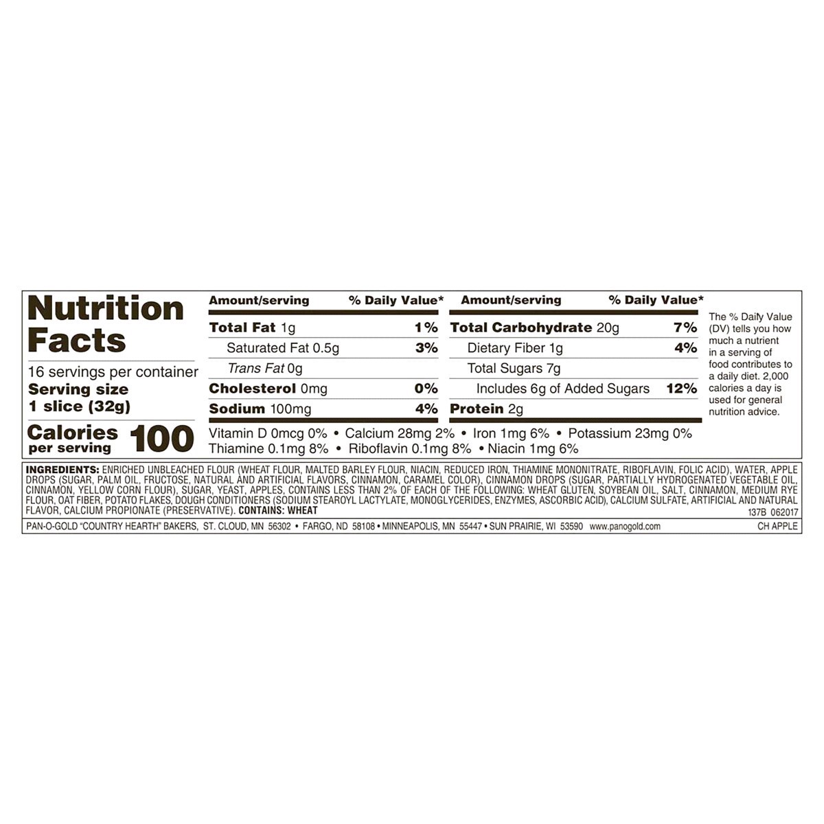 slide 2 of 5, Village Hearth Apple Cinnamon Bread 18 oz, 18 oz