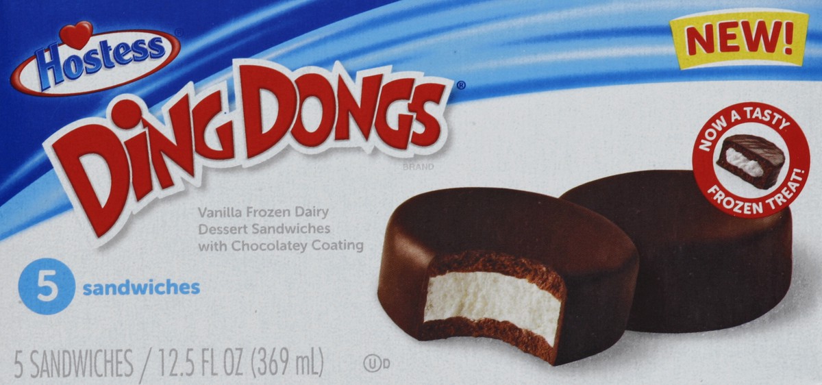 slide 2 of 4, Hostess Ding Dongs Sandwich, 5 ct