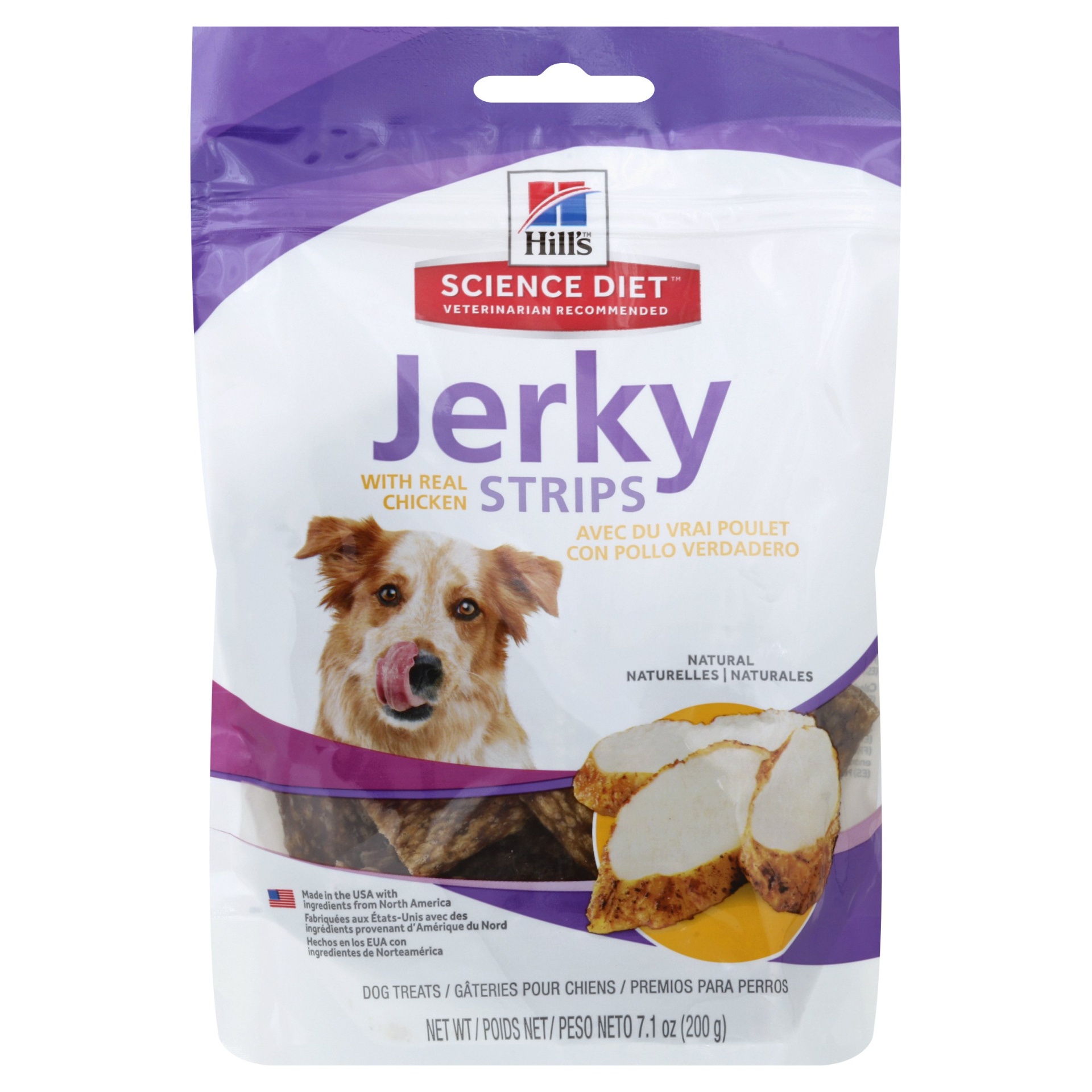 slide 1 of 1, Hill's Science Diet Chicken Jerky Strips Dog Treats, 7.1 oz