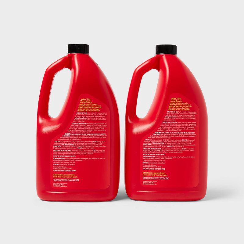 slide 3 of 4, Clog Clearing Gel - 80oz/2ct - up&up™, 160 oz, 2 ct