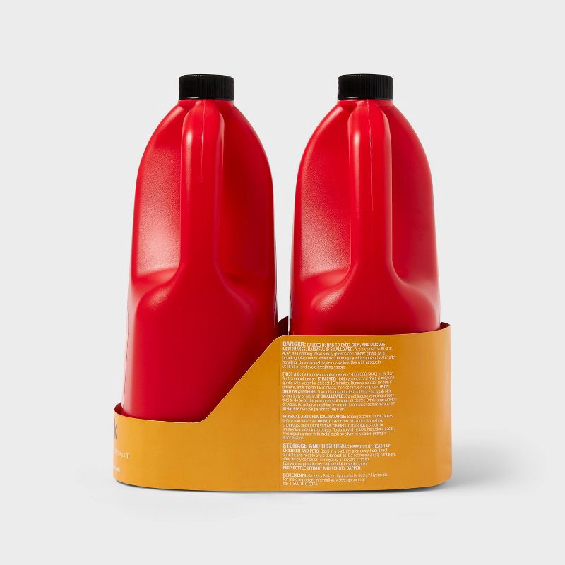 slide 4 of 4, Clog Clearing Gel - 80oz/2ct - up&up™, 160 oz, 2 ct