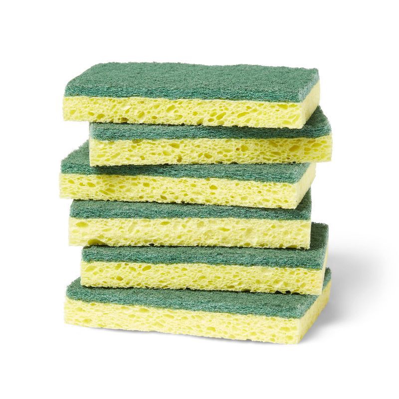 slide 2 of 3, Heavy Duty Scrubbing Sponges - 6ct - up&up™, 6 ct