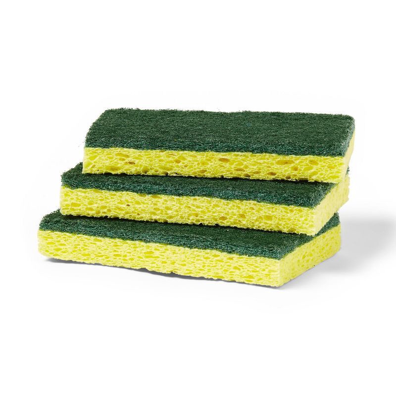 slide 2 of 3, Heavy Duty Scrubbing Sponges - 3ct - up&up™, 3 ct