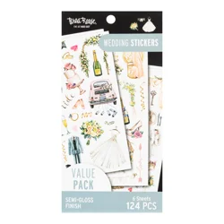 Brea Reese® Sticker Pack Wedding Celebration, 124 pcs