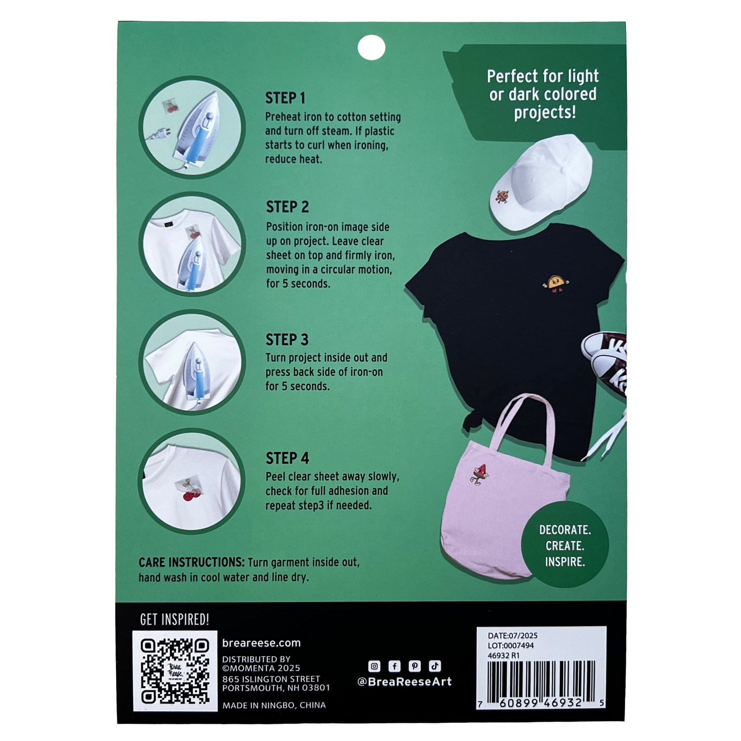 slide 2 of 3, Br Iron On Dancing Foods, 1 ct