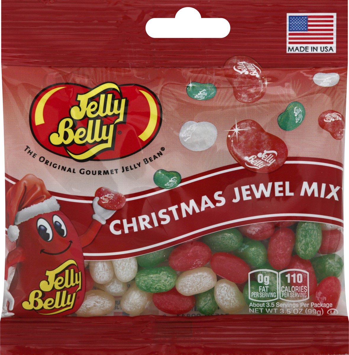 slide 7 of 8, Jelly Belly Jelly Bean, Christmas Jewel Mix, 3.5 oz