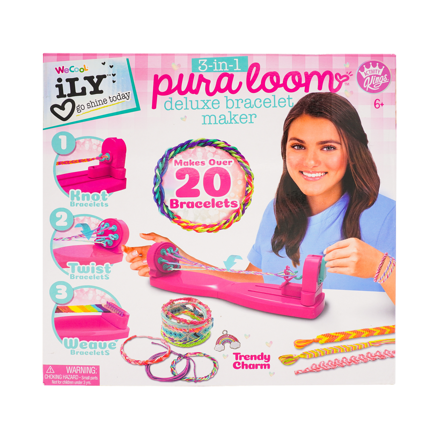 slide 1 of 3, ILY Activity Kings Pura Loom Bracelet Making Kit, 1 ct