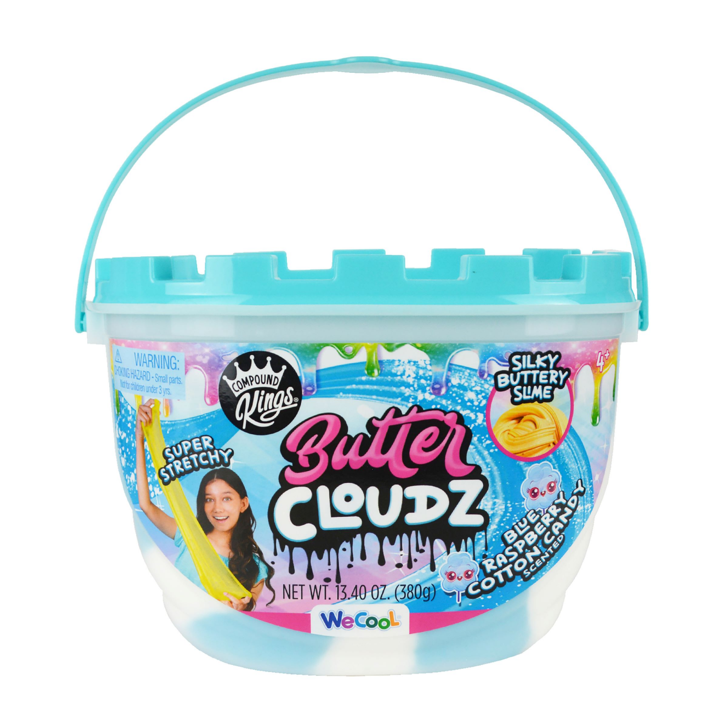 slide 1 of 4, Compound Kings Toy Slime Butter Bucket with Scoop Assortment, 1 ct