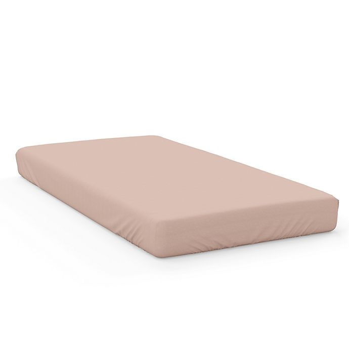 slide 1 of 2, Goumi Crib Sheet - Pink, 1 ct