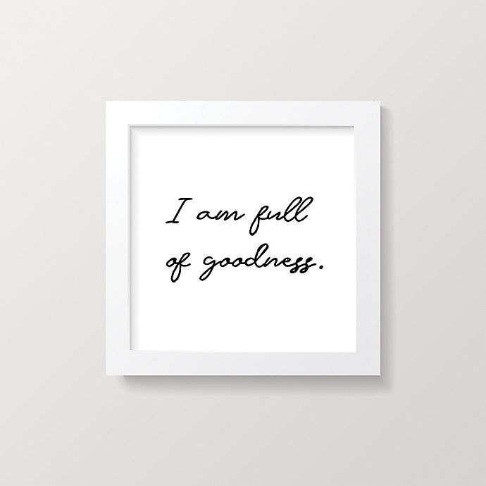 slide 3 of 5, goumikids Affirmations Framed Wall Art Set - White, 3 ct