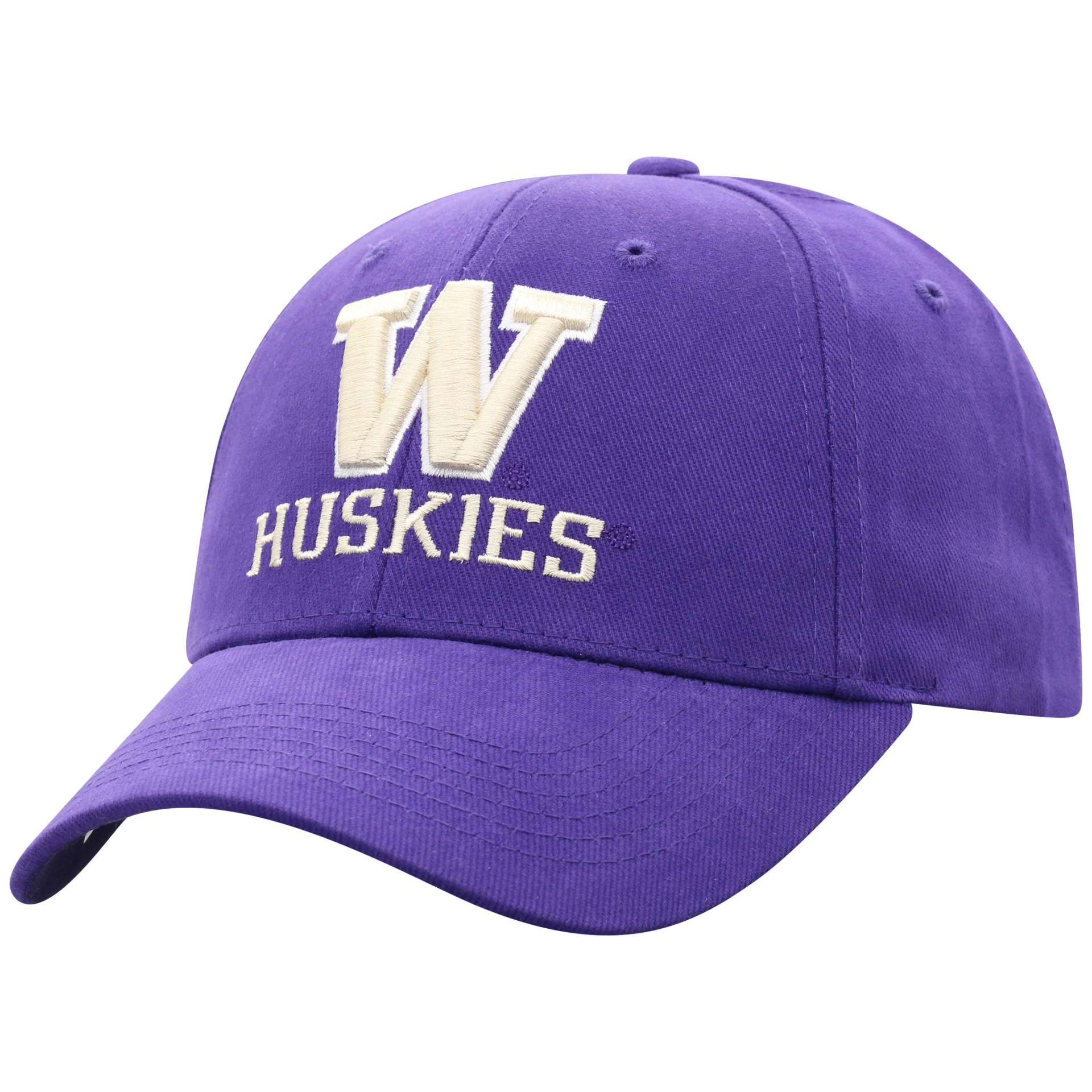 slide 1 of 2, NCAA Washington Huskies Men's Structured Brushed Cotton Hat, 1 ct