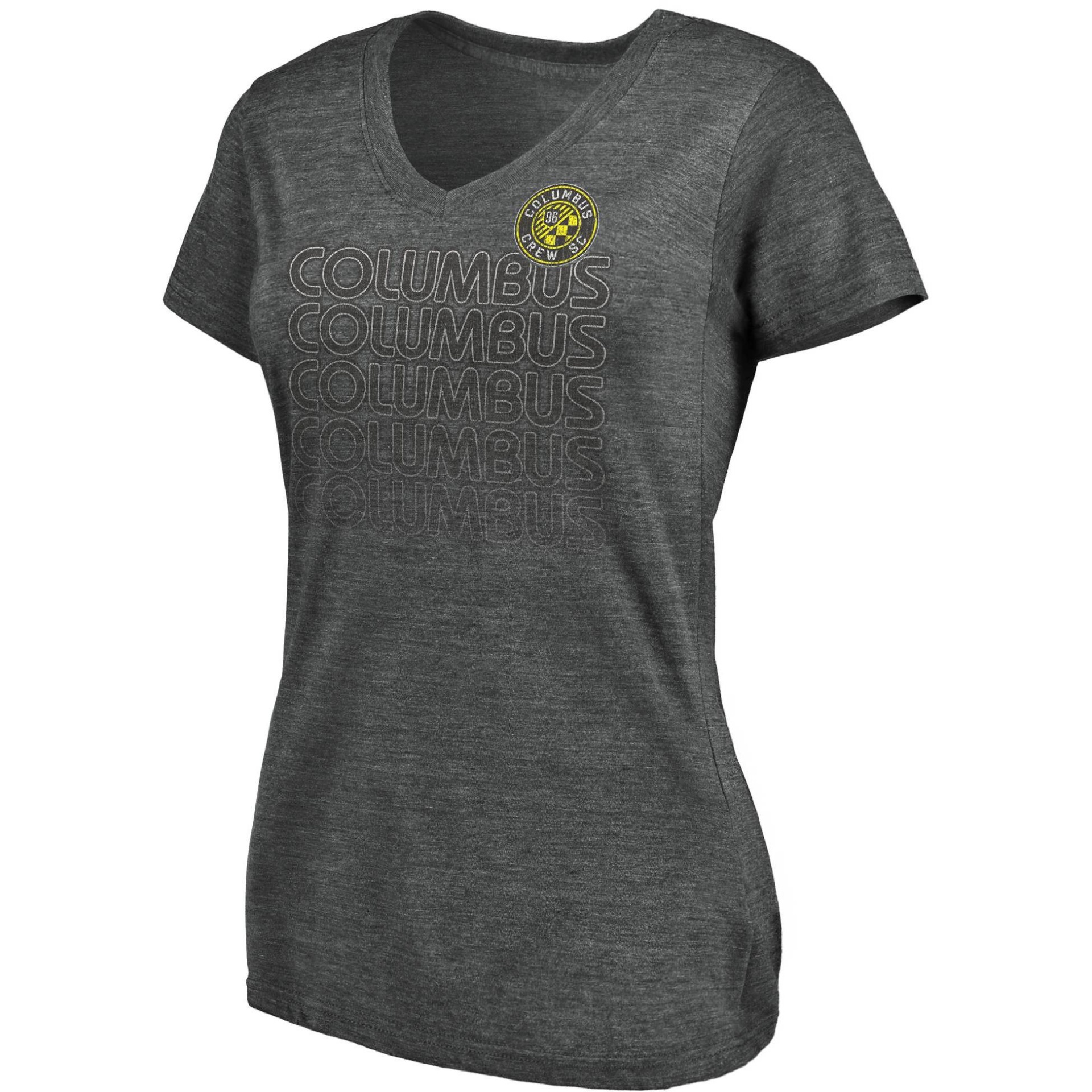 slide 1 of 3, MLS Columbus Crew Women's V-Neck T-Shirt - XL, 1 ct