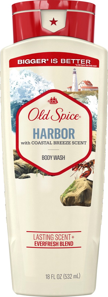 slide 2 of 5, Old Spice Men's Body Wash for Men, Harbor, 18 oz, 18 oz